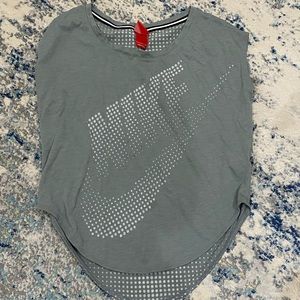 NIKE muscle sleeveless athletic grey tank top S